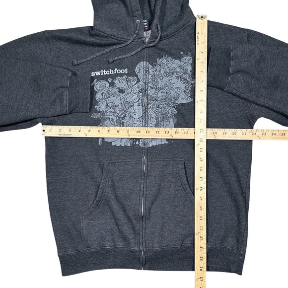 Vintage Y2K Switchfoot Oh! Gravity 2006 Album Rock Band Zip Hoodie Mens Medium - Picture 6 of 6